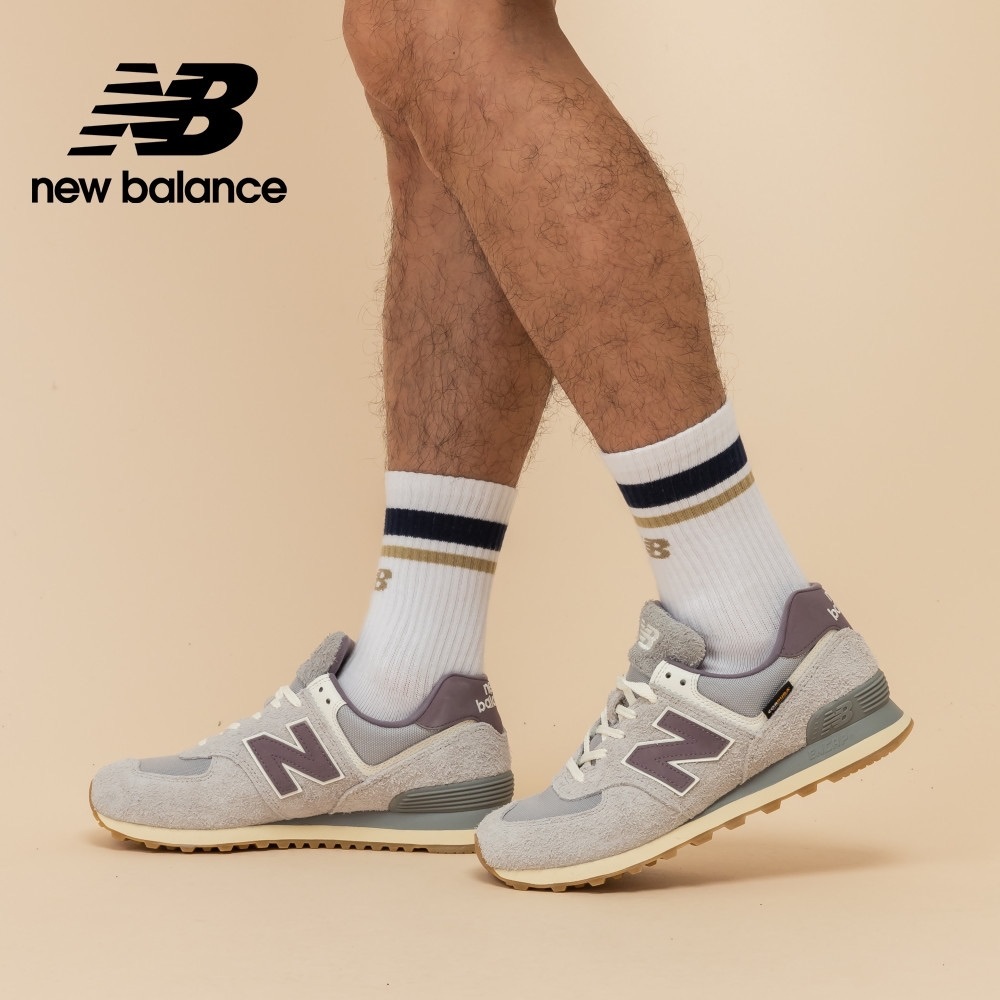 NEW BALANCE UNISEX U574YGD GREY & PURPLE SIZE 12 NEW - Picture 16 of 16
